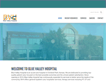 Tablet Screenshot of bluevalleyhospital.com